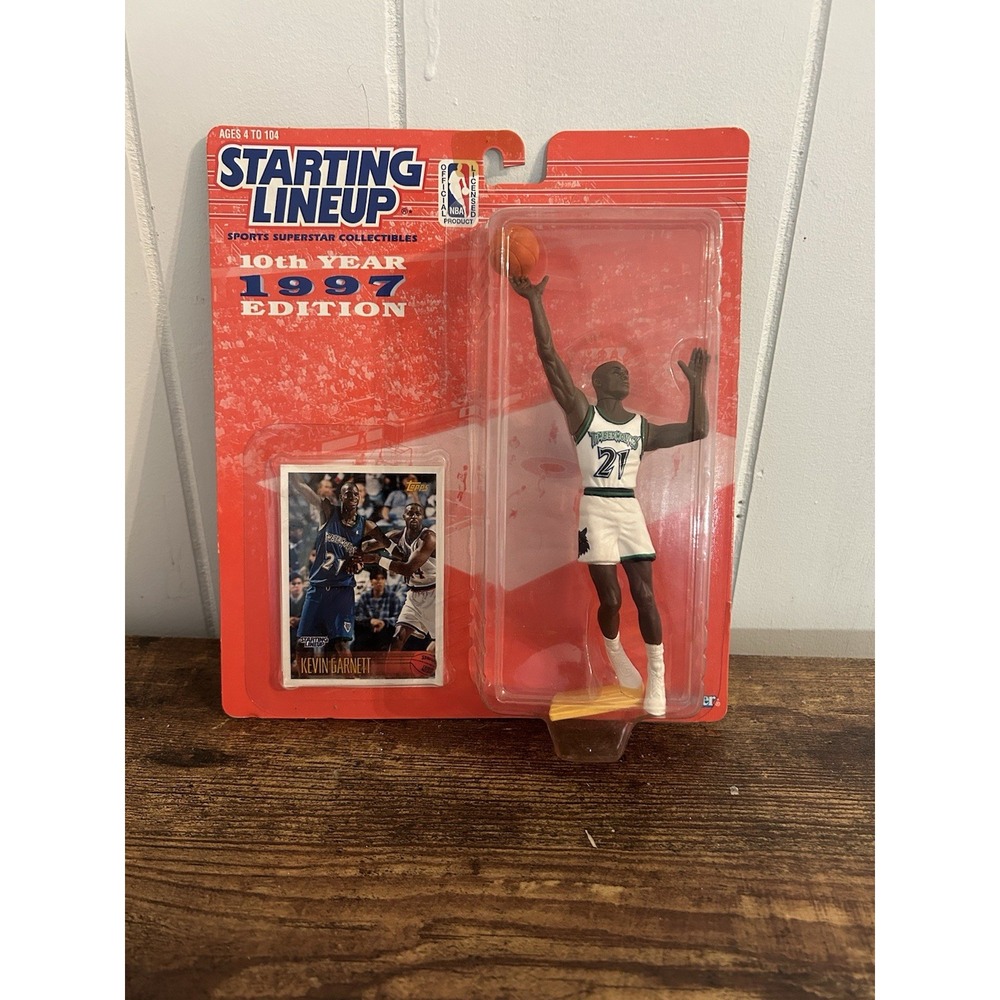 Kevin Garnett Minnesota Timberwolves Collector NBA Figure Topps Card basketball